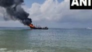 India News | Gujarat: Ship Anchored at Porbandar Subhashnagar Jetty Catches Fire