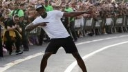 Sports News |  Sprint King Usain Bolt to Dazzle on Football Field as He Visits India to Thrill His Fans