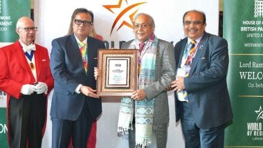 Business News | The 8th Awards Ceremony of World Book of Records Celebrated Achievers from UK, Europe, Africa & Asia Gathering 120 Delegates at the UK Parliament