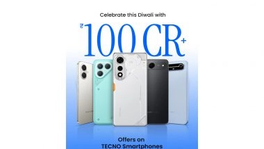 Business News | TECNO Unveils Festive Bonanza with Rs. 100 Cr Worth of Offers on POVA Series Smartphones