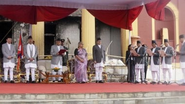 World News | Nepal President Administers Oath to 4 New Ministers in Interim Government