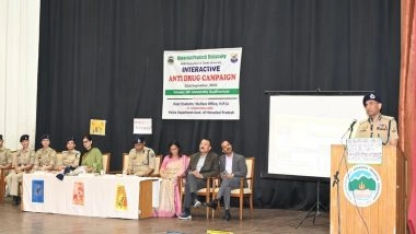 India News | Himachal Pradesh Police Organises Drug Abuse Awareness Campaign at HPU University