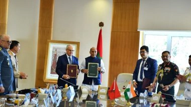 World News | Rajnath Singh  Signs MoU with Morocco to Improve Defence Collaboration