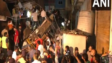 India News | Ten Injured as House Collapses in Indore, Rescue Operations Underway