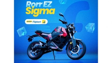 Business News | Oben Electric's Rorr EZ Sigma Now Available on Flipkart