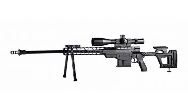 Business News | Make in India Boost: ICOMM-CARACAL to Manufacture 200 CSR 338 Sniper Rifles for CRPF