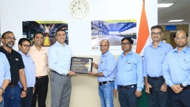 Business News | Jindal Steel Ltd. Awarded Supplier Excellence Recognition (SER) Certificate by Caterpillar Inc.