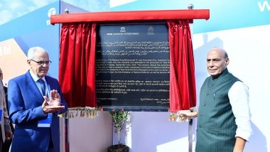 India News | Rajnath Singh Inaugurates TASL's Defence Manufacturing Facility in Morocco