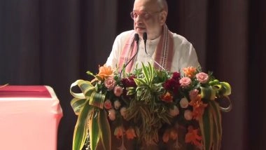 India News | Amit Shah Lays Foundation Stone, Inaugurates Development Works Worth Rs 144 Crore of Kalol Municipality in Gandhinagar