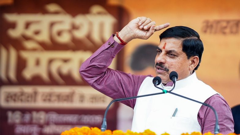India News | Madhya Pradesh CM Mohan Yadav to Transfer Rs 337 Crores Bonus into Farmers' Accounts Today