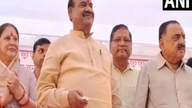 India News | Rajasthan: LS Speaker Om Birla Inaugurates Indoor Stadium, Lays Foundation for Several Projects in Bundi