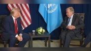 World News | Trump Meets UN Chief Guterres, Reaffirms US Support for UN's Peace Efforts