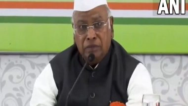 India News | 'Double Engine' Claim Proved Hollow in Bihar: Kharge Slams Nitish Kumar Govt at CWC Meet