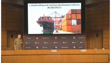 Business News | Union Cabinet Approves Rs 69,725 Crore Package to Revitalise Shipbuilding-maritime Sector