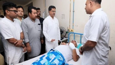 India News | Tripura CM Manik Saha Visits Injured BJP Workers at Hospital, Vows Strict Action