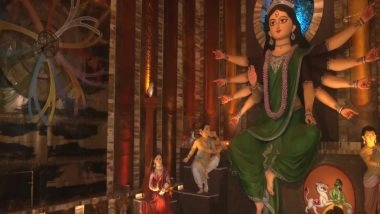 India News | Hazra Park Durgotsab Unveils Kolkata's Tallest 30-ft Durga Idol with Theme 'Drishtikon'