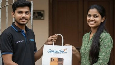 Business News | Disrupting E-Commerce: Sangeetha Gadgets is Delivering IPhone 17 in 17 Minutes, Faster Than Any Other E-Commerce Player in India