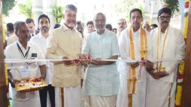 India News | Vice President, Andhra CM Inaugurate New Pilgrim Amenities Centre in Tirupati