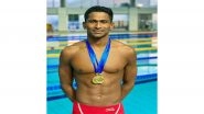 Sports News | Olympian Sajan Prakash Eyes 200m Butterfly Glory, Asian Games Preparations During Asian Aquatic Championship