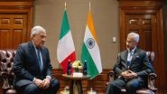 World News | Jaishankar Meets Italian FM Tajani in New York, Discusses Ukraine, Middle East