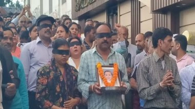 India News | HP: Residents in Shimla Stage Blindfold Protest Against HC Verdict in 2014 Yug Murder Case