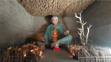 Entertainment News | Durga Puja 2025: Kolkata's 24-Foot Thimmakka Idol Draws Crowd with Its Environmental Theme