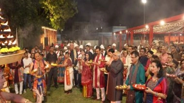 India News | Gujarat CM Takes Part in Garba Festival
