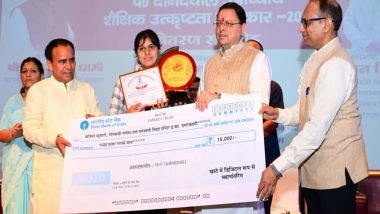 India News | Uttarakhand Chief Minister Felicitates 75 Meritorious Students