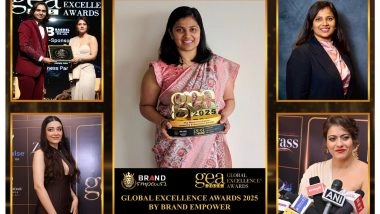 Business News | Dr. Akanksha Baheti Honoured with Excellence in Esthetic Dentistry at Brand Empower's Global Excellence Awards 2025