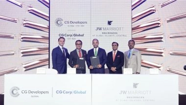 Business News | CG Developers Global Announces Signing with Marriott International and the Launch of the First JW Marriott Residence in Dubai