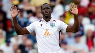 Sports News | Shamar Joseph Ruled out of India Test Series Due to Injury; Johann Layne Named Replacement