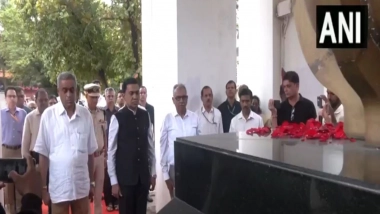 India News | Goa CM Pays Tribute to TB Cunha on His Death Anniversary in Panaji