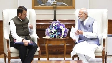 India News | Maharashtra CM Devendra Fadnavis Meets PM Modi in Delhi, Seeks Aid for Flood-affected People