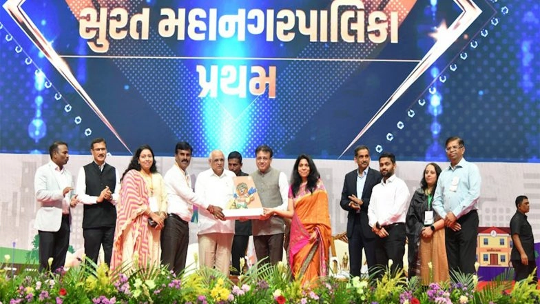 India News | Gujarat CM Presents 'Nirmal Gujarat Awards' to 8 Municipal Corporations, 16 Municipalities