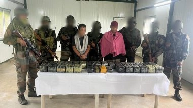 India News | Assam Rifles, NCB Seize Narcotics Worth Rs 53.8 Crore in Manipur's Chandel