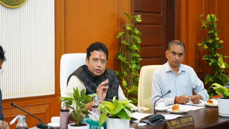 India News | Telangana Aims to Become 'Aerospace Capital of India': State Minister Sridhar Babu