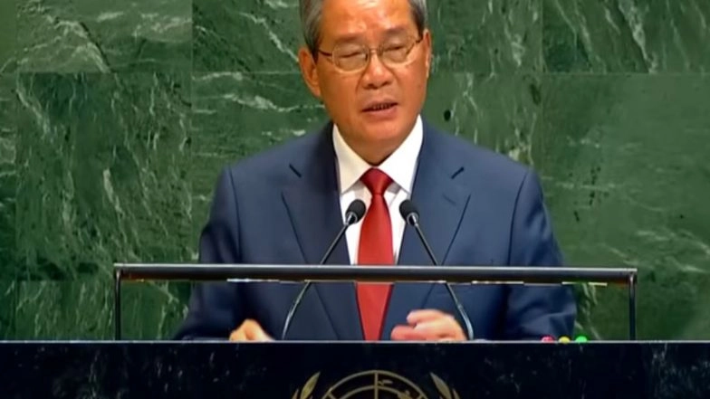 World News | China's Premier Decries 'tariff Hikes' at UNGA, Calls for Global Cooperation