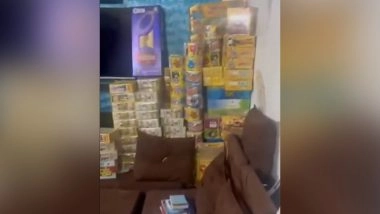 India News | Delhi Police Recover Huge Cache of Illegal Firecrackers from Residence in Rajouri Garden
