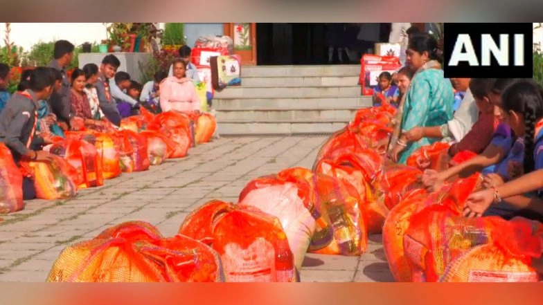 India News | Udhampur: Students and Teaching Staff Extend Relief to Disaster-hit Families