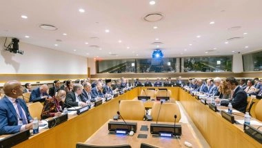 World News | India's Chairship, UNSC Reform, Anti-terrorism Stand, Trade Concerns Take Centre Stage at BRICS FM Meet at UNGA