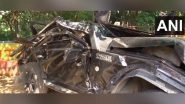 India News | 5 Dead, 1 Injured After Overspeeding Car Hits Divider in Gurugram