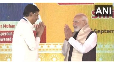 India News | Odisha: Governor Hari Babu Kambhampati and CM Manjhi Felicitate PM Modi