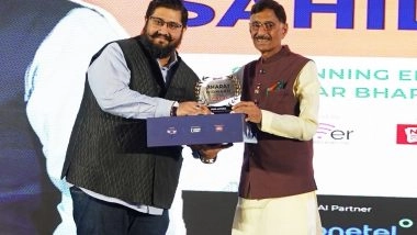 Business News | Sahil Luthra, Founder of Vijayan Trishul Defence Solutions, Honoured at Bharat Nirmaan Conclave & Awards 2025