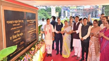 India News | Assam CM Inaugurates Overbridge in Guwahati's Panbazar