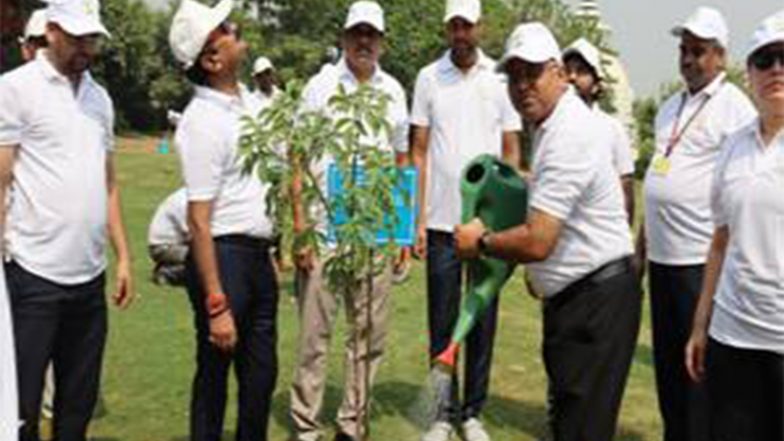 India News | Delhi: Ministry of Coal Launches 'Ek Ped Maa Ke Naam' Plantation Drive at Indraprastha Park