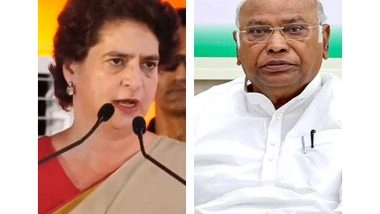 India News | Kharge, Priyanka Gandhi Condole Loss of Lives in Karur Stampede