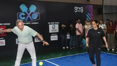 Entertainment News | Saina Nehwal Takes Part in Friendly Pickleball Match, Headlining India's First CXO Pickleball League