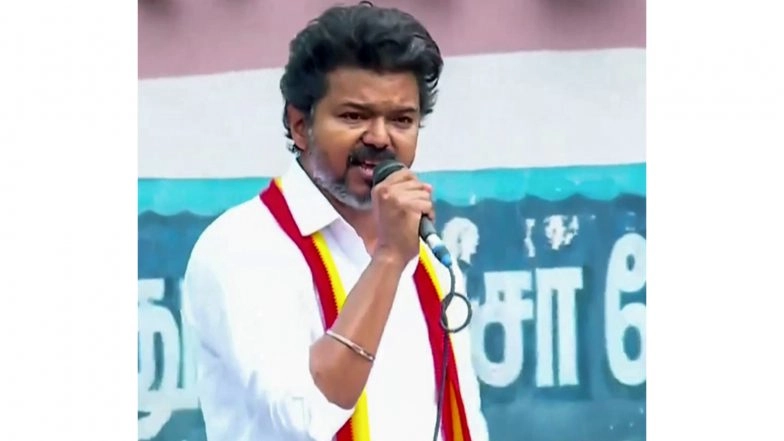 India News | Karur Stampede: TVK Chief Vijay Announces Financial Assistance to Bereaved Families; Expresses Deep Sorrow