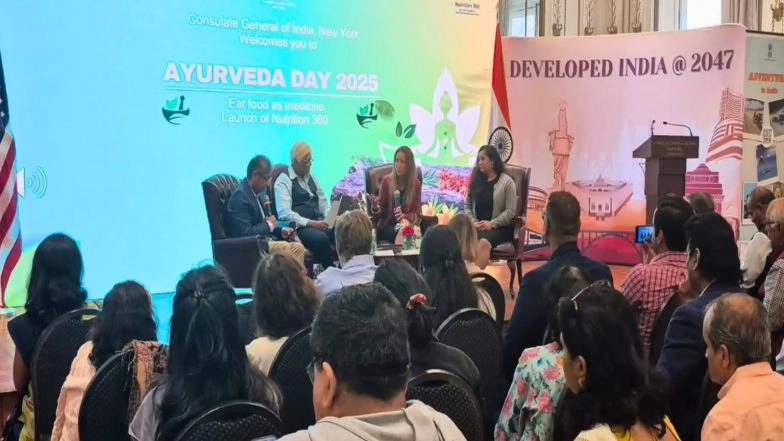 World News | Indian Consulate in New York Celebrates World Ayurveda Day