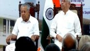 India News | CM Pinarayi Vijayan Attends Event at Governor House Following Bharat Mata Portrait Controversy; Voices Dissent over Raj Bhavan's New Quarterly Journal